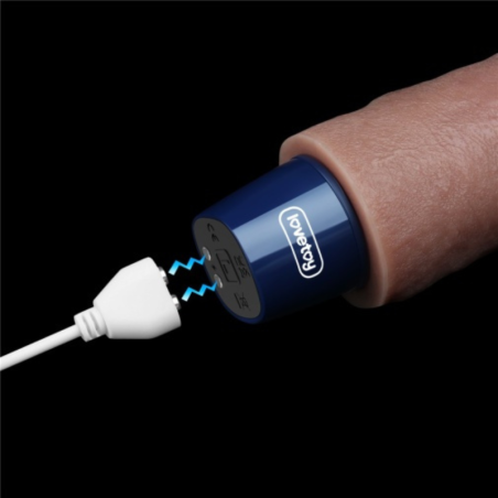 Real Softee | Realistic Vibrator - Platinum Silicone - USB - 24,5 cm