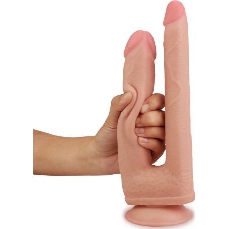 Dildo Skinlike Double Penetration - 25cm