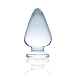 Guilty Toys | Anal Glass Plug No. 4 | Premium Glass - Clear - 10.5cm