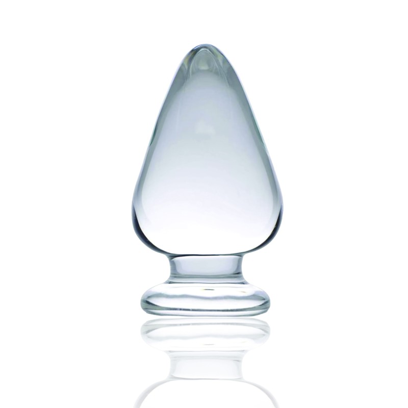 Guilty Toys | Anal Glass Plug No. 4 | Premium Glass - Clear - 10.5cm