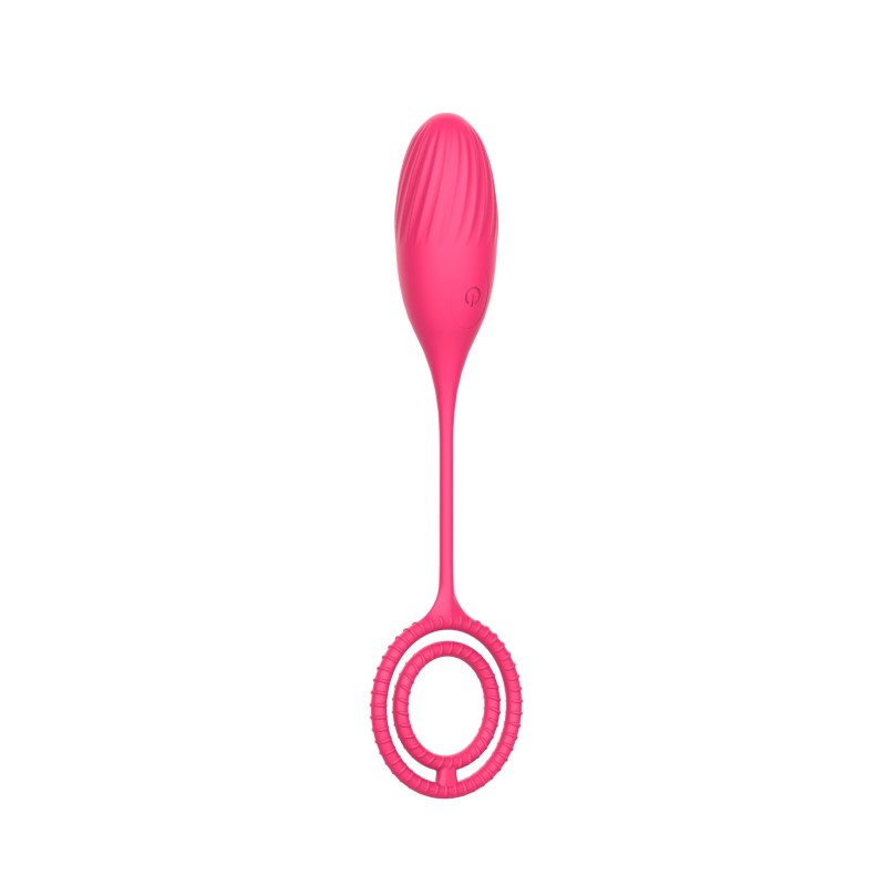 Silicone Vibrating Egg | Elia Love Egg | 10 Vibration Modes - Remote Control - USB - Pink