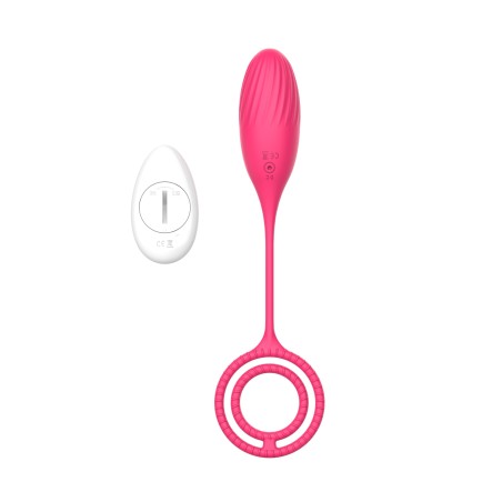 Silicone Vibrating Egg | Elia Love Egg | 10 Vibration Modes - Remote Control - USB - Pink