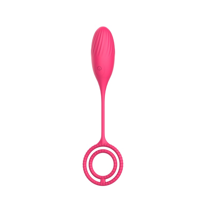 Silicone Vibrating Egg | Elia Love Egg | 10 Vibration Modes - Remote Control - USB - Pink