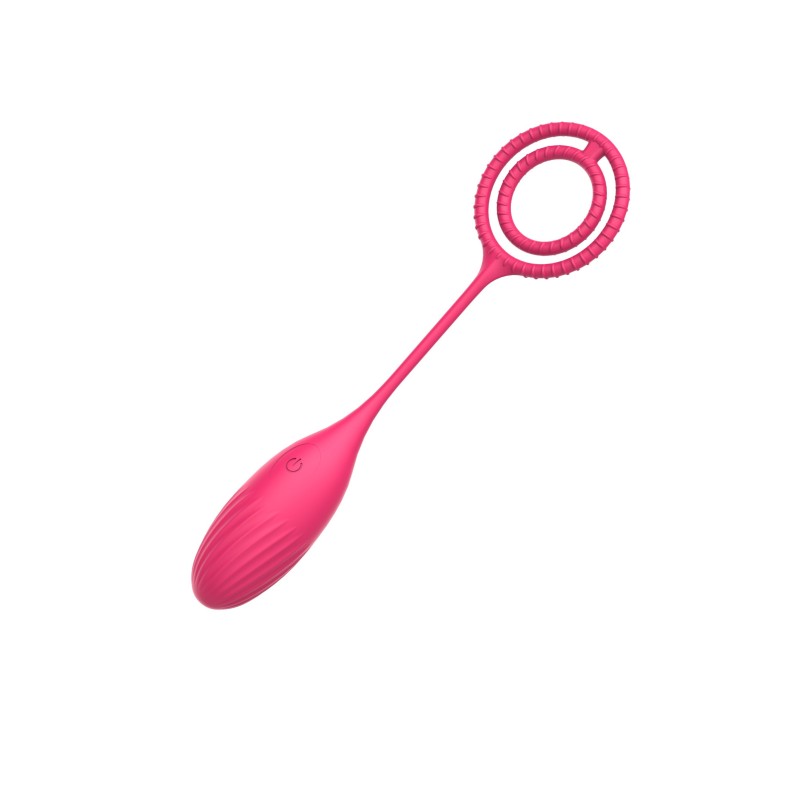 Silicone Vibrating Egg | Elia Love Egg | 10 Vibration Modes - Remote Control - USB - Pink