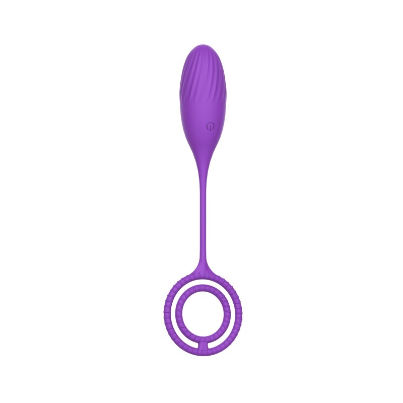 Silicone Vibrating Egg | Elia Love Egg | 10 Vibration Modes - Remote Control - USB - Purple
