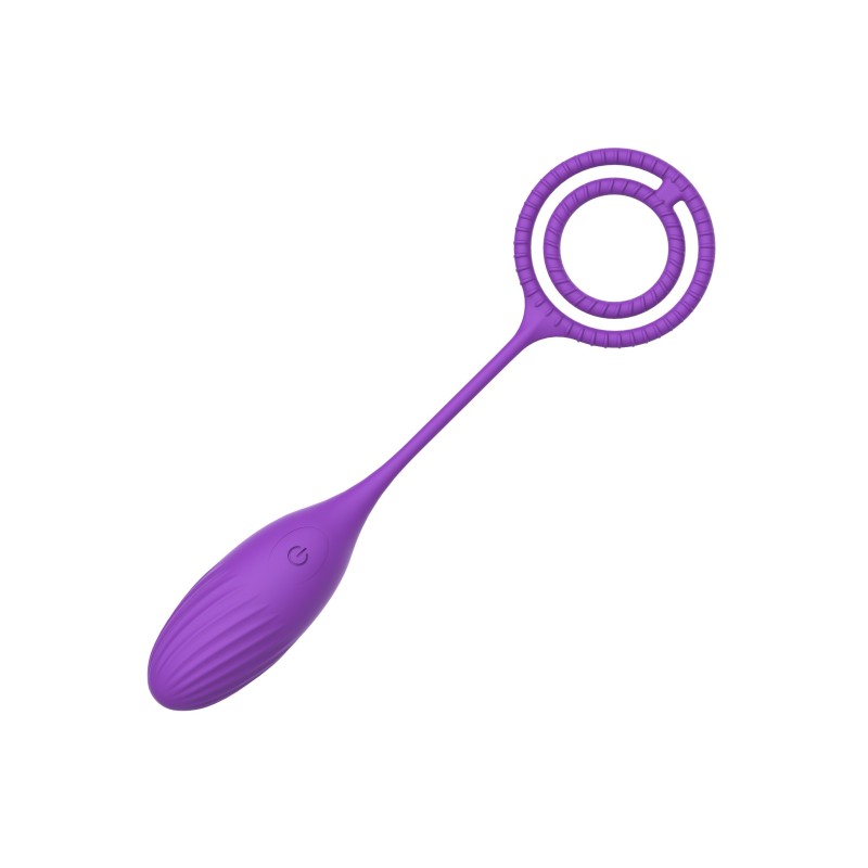 Silicone Vibrating Egg | Elia Love Egg | 10 Vibration Modes - Remote Control - USB - Purple