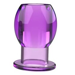 Hollow Anal Plug PVC - 6 cm - Purple