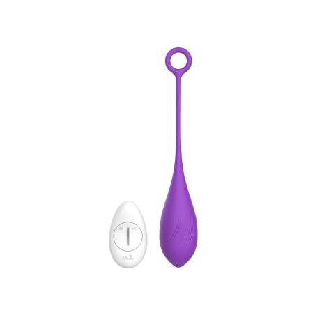 Belle Love Egg | Silicone Vibrating Egg with Remote Control | 10 Vibrating Modes - Purple