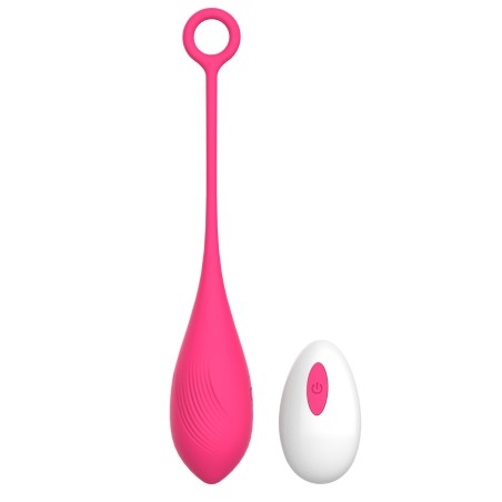 Belle Love Egg | Silicone Vibrating Egg with Remote Control | 10 Vibrating Modes - Pink