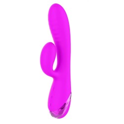 Sahara | Inflatable Silicone Rabbit Vibrator | Purple