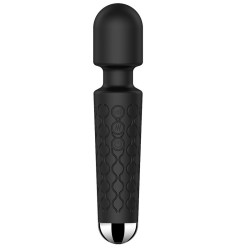 Luna | Wand Massager Σιλικόνης | 20 Προγράμματα Δόνησης - Μαύρος