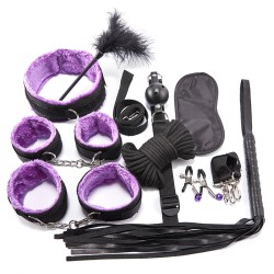 Fetish Fantasy | Luxury Bondage Set | Black-Purple