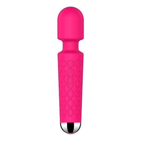 Luna | Silicone Wand Massager | 20 Vibration Programs - Pink