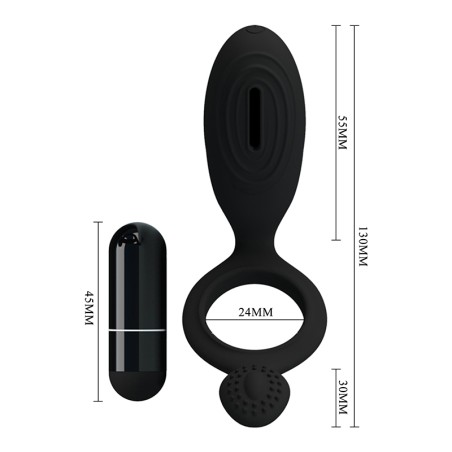 Ethel | Vibrating Silicone Cockring