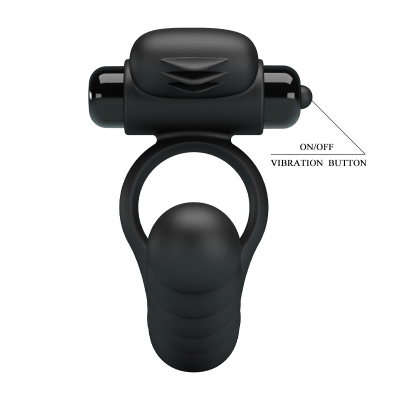Hercules III | Vibrating Dual Penetration Cockring