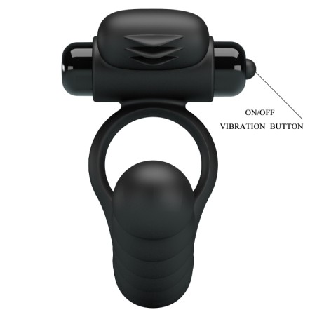 Hercules III | Vibrating Dual Penetration Cockring