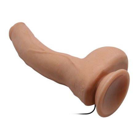 Realistic Multispeed Vibe with Remote Control - Flesh - 26cm