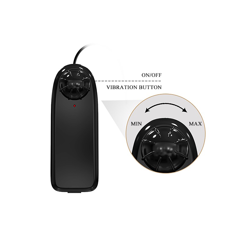 Realistic Multispeed Vibe with Remote Control - Flesh - 26cm