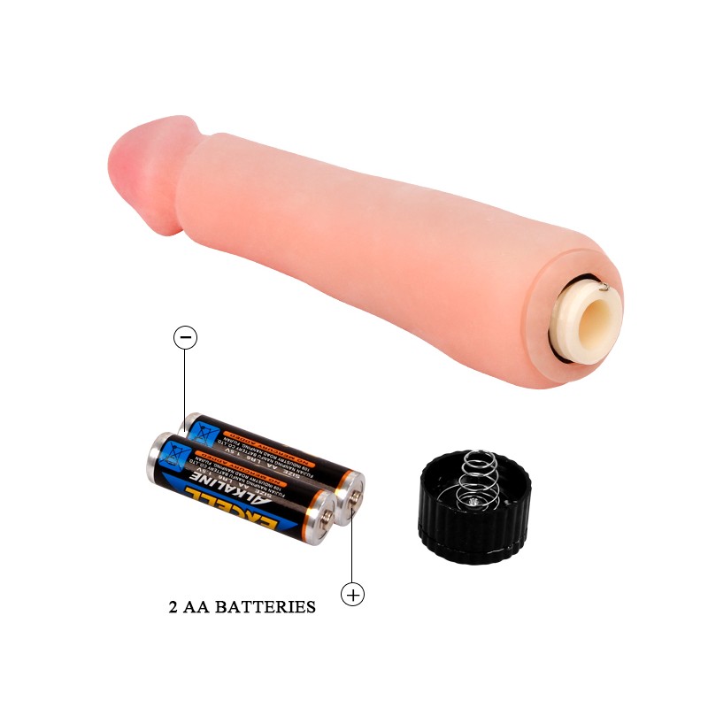 Δονούμενο Ρεαλιστικό Ομοίωμα Πέους | Cyber Vibe | Natural - 24cm