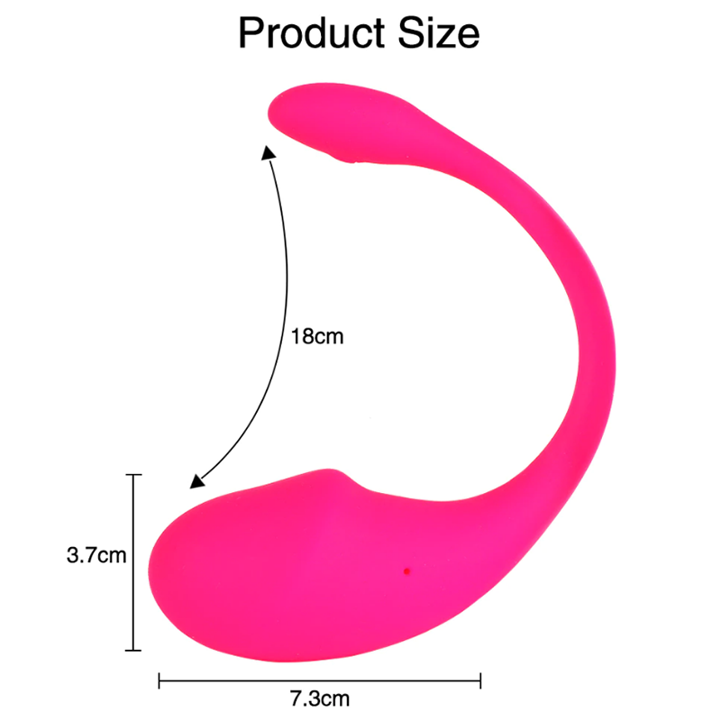 Eva Smart | Vibrating G-Spot Egg with App Control | Pink