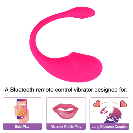 Eva Smart | Vibrating G-Spot Egg with App Control | Pink