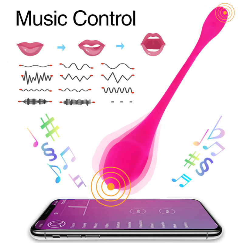Eva Smart | Vibrating G-Spot Egg with App Control | Pink