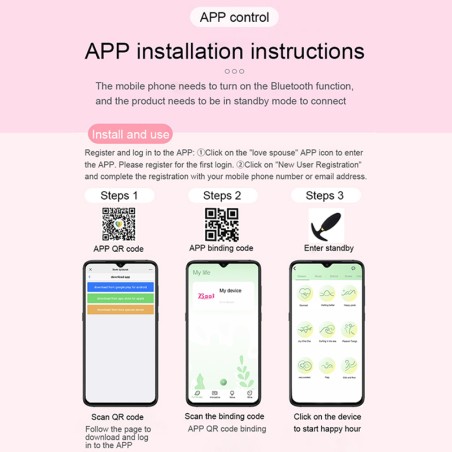 Eva Smart | Vibrating G-Spot Egg with App Control | Pink