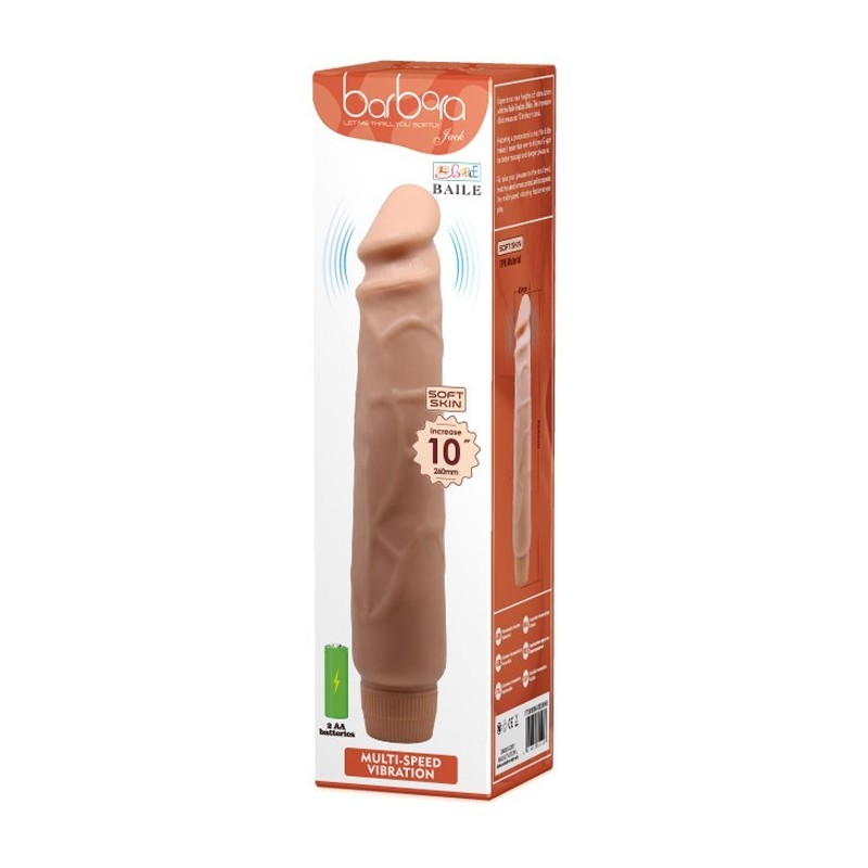 Realistic Vibrator | Jack | Multispeed - Natural - 26cm