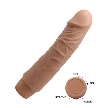 Jeff | Realistic Vibrator | Multispeed Natural - 19cm