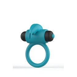 Sky Penis Ring | 7 Vibration Modes | Silicone - Blue