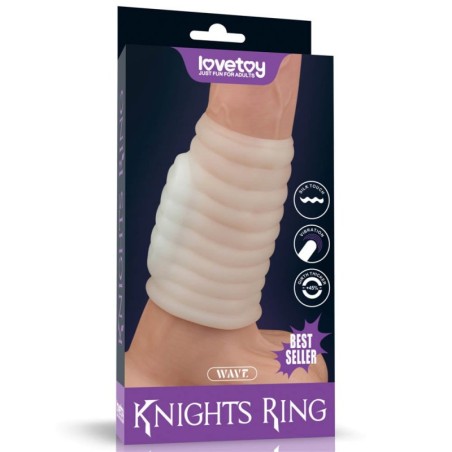 Manson Penis Knights Ring Wave | Δονούμενο Κάλυμμα/ Δαχτυλίδι Πέους