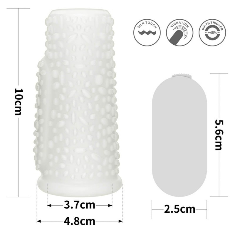 Manson Penis Knights Ring Drip | Δονούμενο Κάλυμμα/ Δαχτυλίδι Πέους