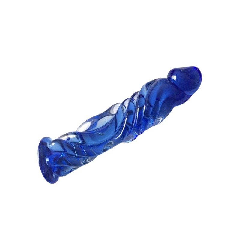 Passion Labs | Real Tip Dildo | Premium Γυάλινο Ομοίωμα Πέους - Μπλε - 16cm