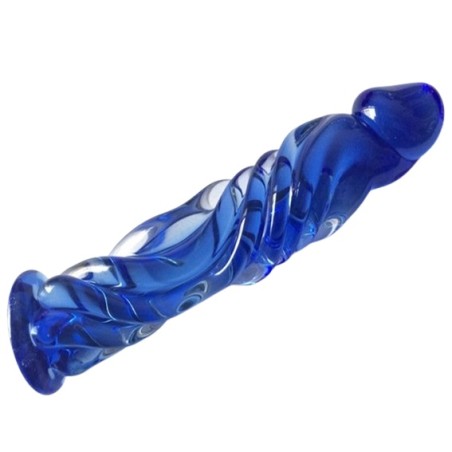 Passion Labs | Real Tip Dildo | Premium Γυάλινο Ομοίωμα Πέους - Μπλε - 16cm