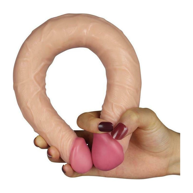 Dildo Dublu | Lady-Killer | Tapered Natural - 36cm