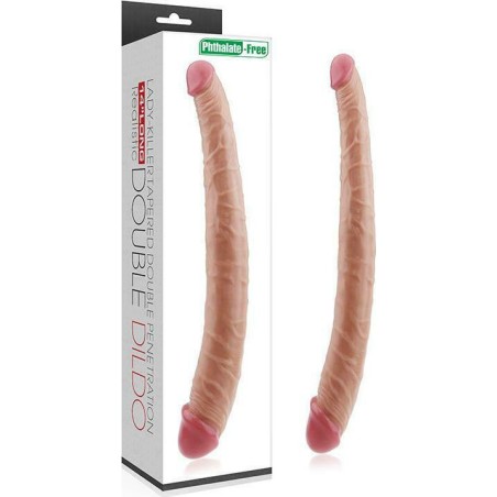 Dildo Dublu | Lady-Killer | Tapered Natural - 36cm