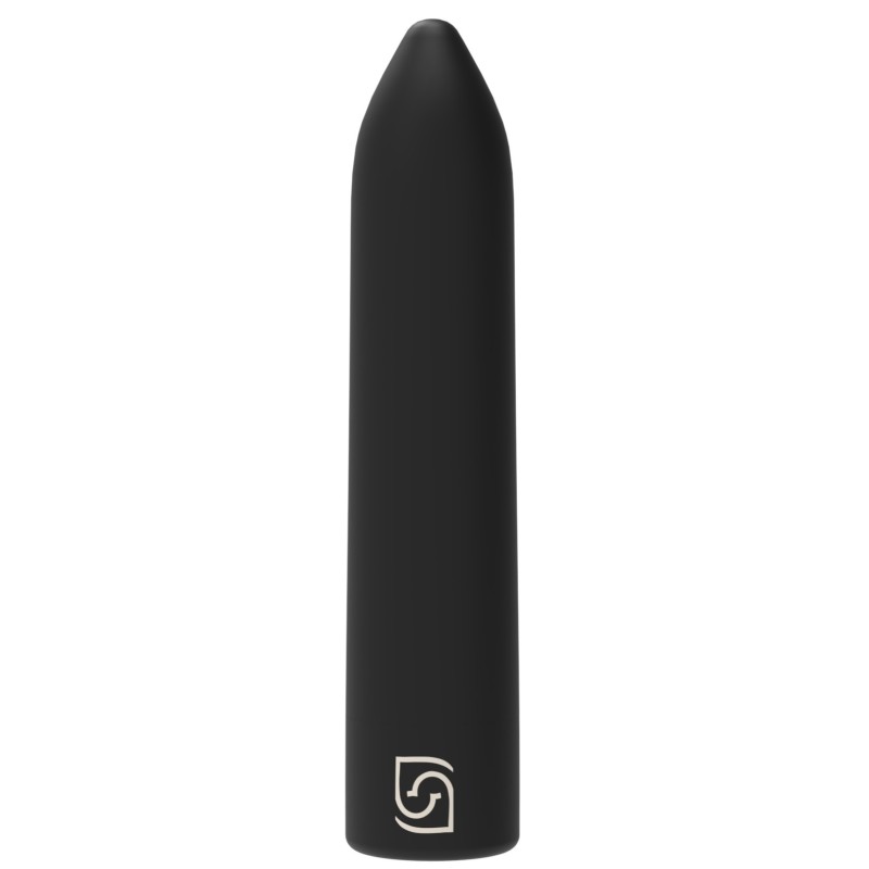 Bullet Vibrator Magic Bullet, 10 Vibration Modes, Magnetic USB - Black - 8cm