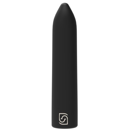 Bullet Vibrator Magic Bullet, 10 Vibration Modes, Magnetic USB - Black - 8cm