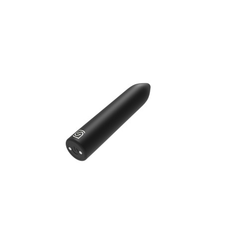 Bullet Vibrator Magic Bullet, 10 Vibration Modes, Magnetic USB - Black - 8cm