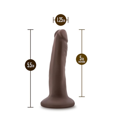 Dr. Skin | Plus | Dildo With Suction Cup 12,5cm | Chocolate