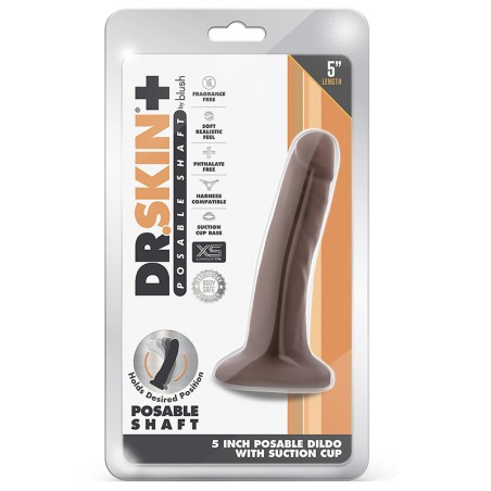 Dr. Skin | Plus | Dildo With Suction Cup 12,5cm | Chocolate