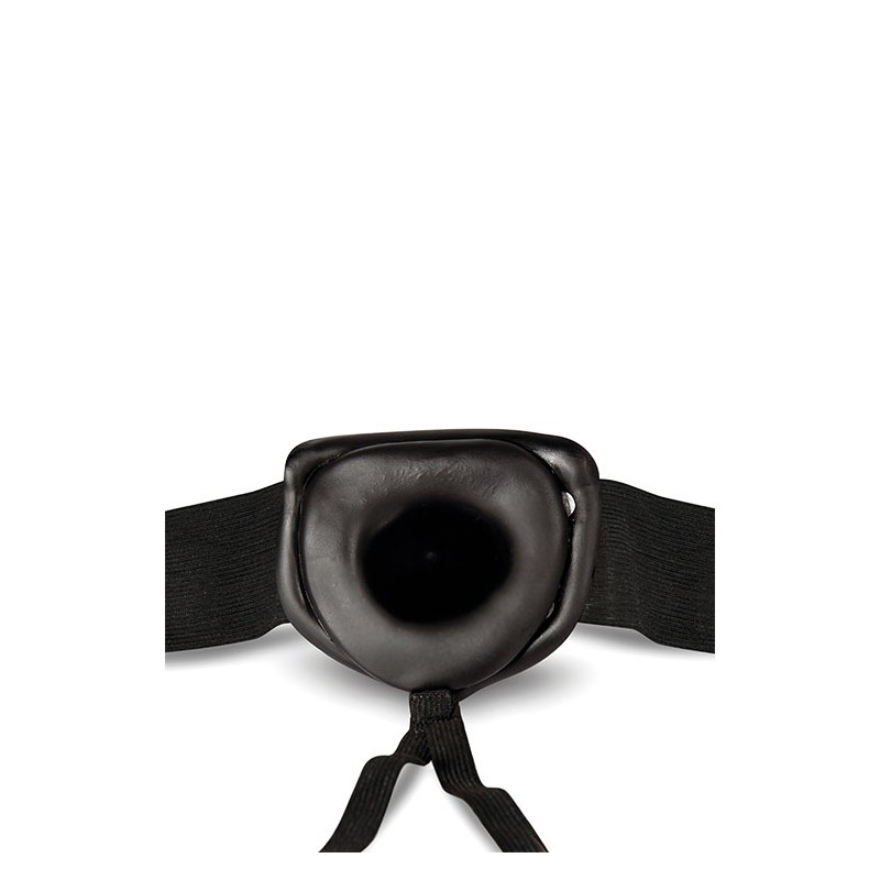 Dr. Skin | Κούφιο Strap On 16cm - Μαύρο