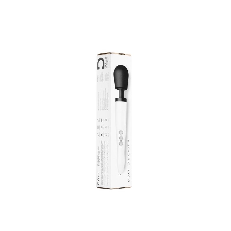 Doxy | Die Cast R | Rechargeable Wand Massager Stardust White