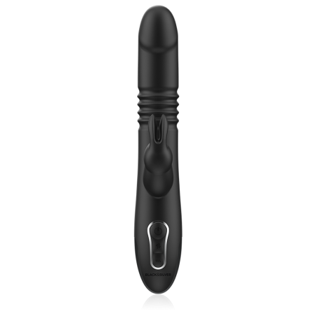 Black&Silver | Kenji | Thrusting Rabbit Vibrator With Rotating Beads