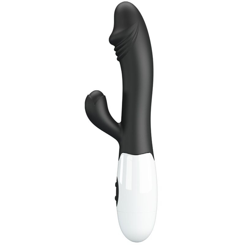 Snappy | Silicone Rabbit Vibrator | Black