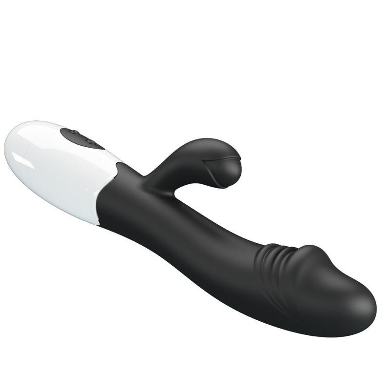 Snappy | Silicone Rabbit Vibrator | Black