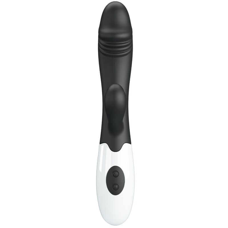 Snappy | Silicone Rabbit Vibrator | Black