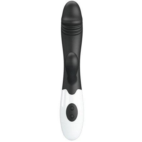 Snappy | Silicone Rabbit Vibrator | Black