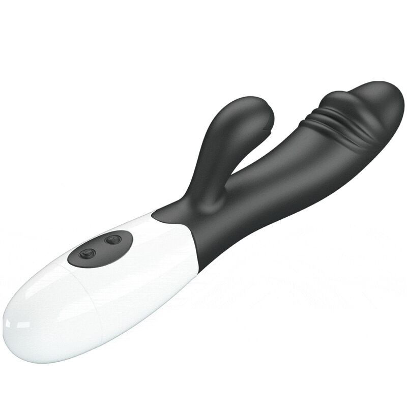 Snappy | Silicone Rabbit Vibrator | Black