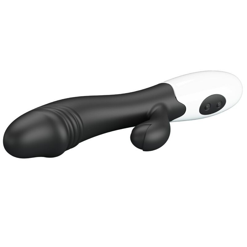 Snappy | Silicone Rabbit Vibrator | Black